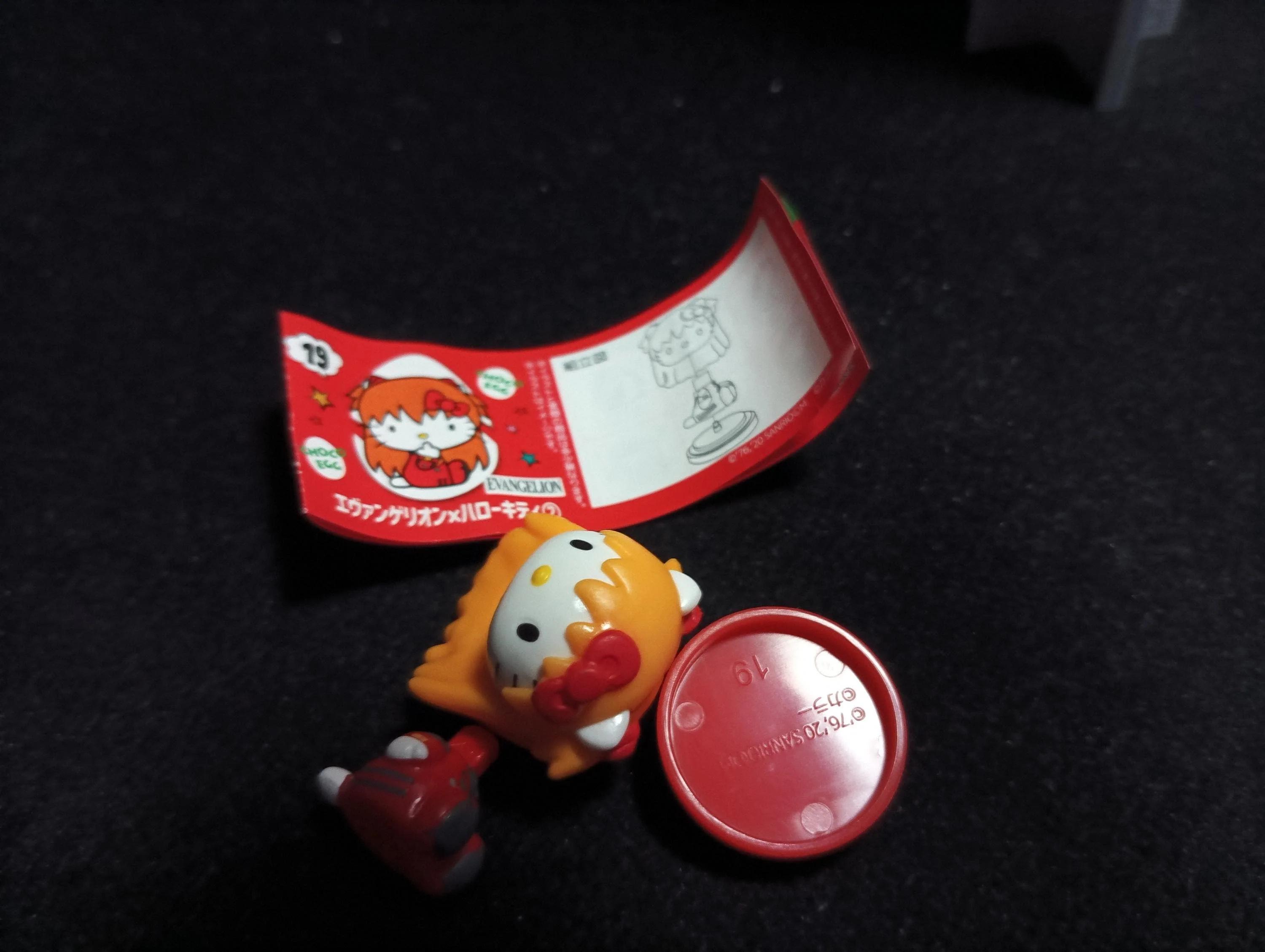 Japan Hello Kitty Furuta Choco Egg Asuka Evangelion X Hello Kitty