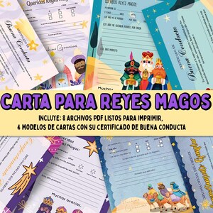 Cartas para Reyes Magos y Certificados de Buena Conducta