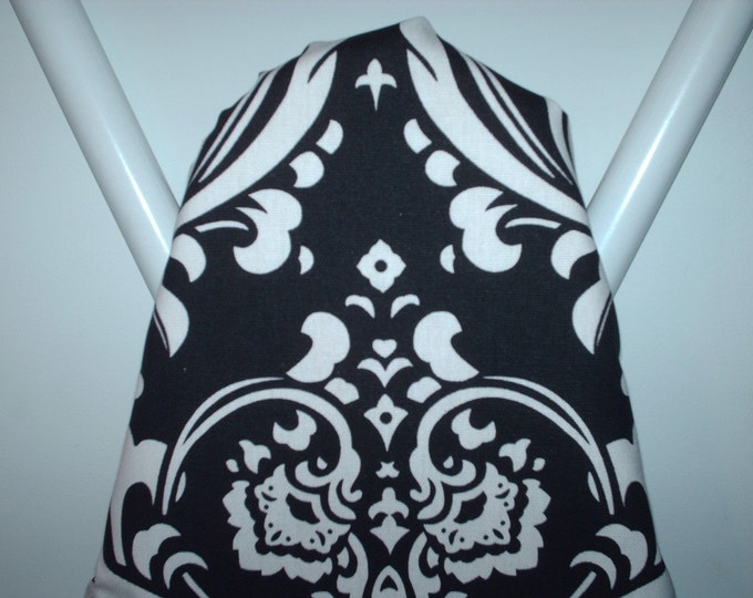BLACK and WHITE Damask, Ironing Board Cover, Traditions, Osborne, All