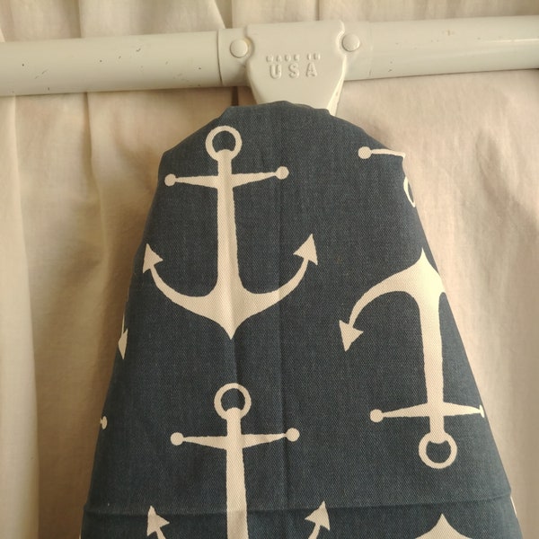 ANCHORS Ironing Board Cover -  All sizes, Nautical, white anchors on blue,   wedding, shower gift - housewarming gift  - mom gift