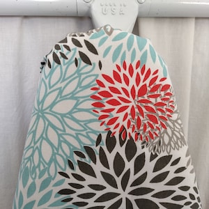 MUMS FLORAL ironing board COVER -choose size, Aqua, yellow, navy, orange,  Laundry Room, housewarming gift, Christmas, Mother's Day