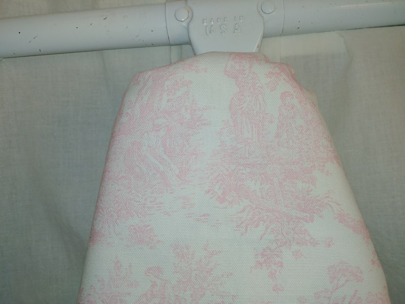 TOILE IRONING Board COVER Colors, Choose board size, English Toile black, pink, toile ironing board cover, housewarming gift, mothers day image 9