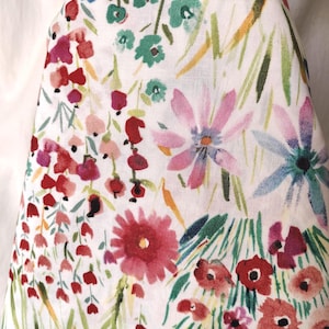 WATERCOLOR FLORAL ironing board COVER - pink, blue, green, orange, teal,  Laundry Room, housewarming gift, Christmas, Mother&#39;s Day