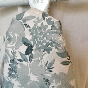 BLUE ZINNIAS FLoRAL ironing board COVER - blue, White Laundry Room, housewarming gift, Christmas, Mother&#39;s Day