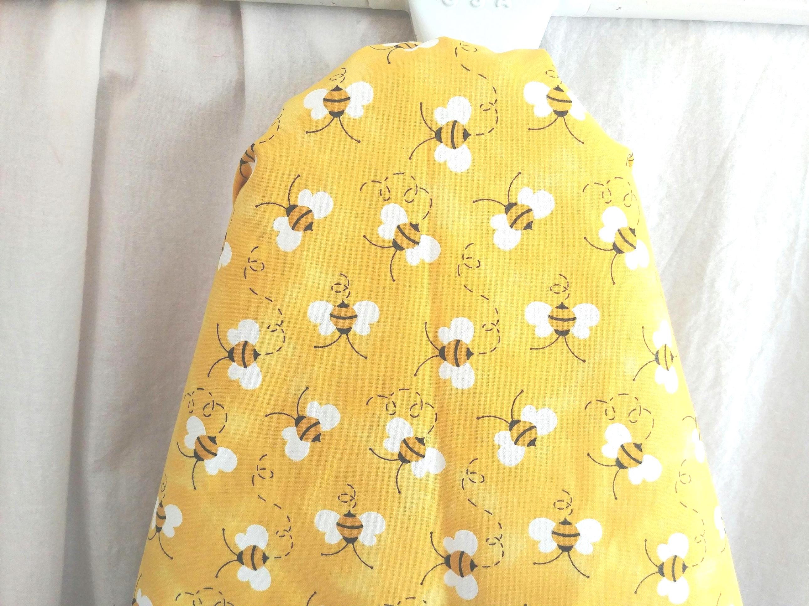 Honey Bees Ironing Board Cover Or Pad - Choose Size, Bees On Yellow, Bee Lovers Gift, Laundry Room Decor, Housewarming Shower