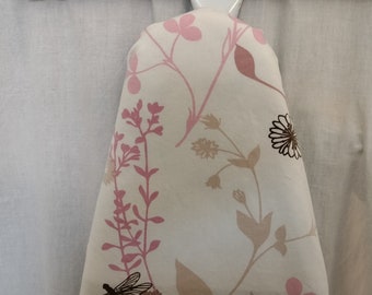 FLORAL PINK and blue w/BUTTERFLY ironing board Cover and/or Pad - butterfly, All sizes, Laundry, housewarming,  Mother's Day gift