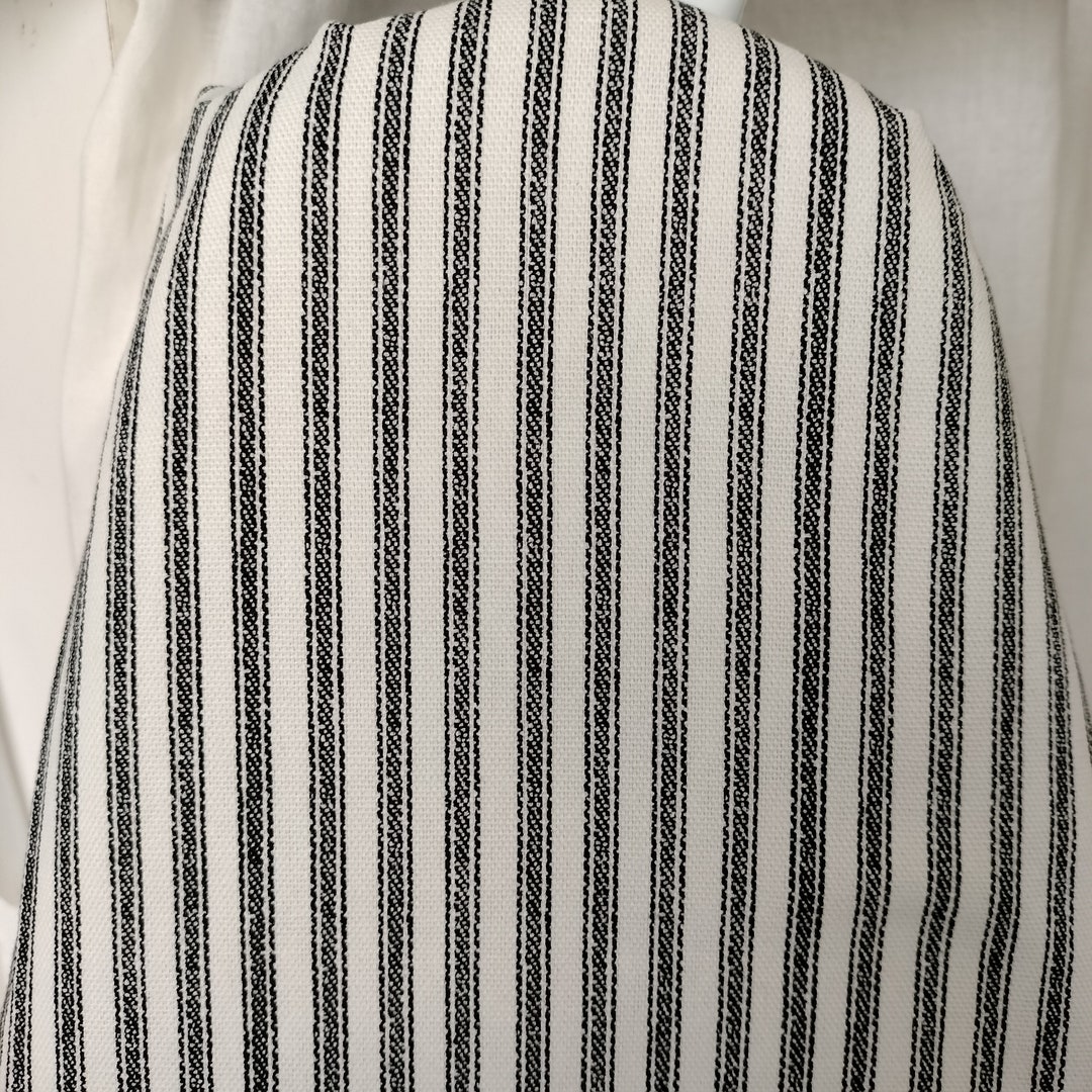 BLACK TICKING STRIPE Ironing Board Cover All Sizes, Black Ticking Print