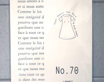 LINNET SEWING PATTERN /  No.70 Dress