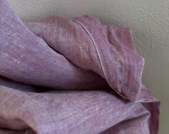 LINEN FABRIC lilac