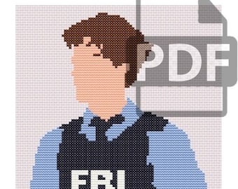 Dr. Spencer Reid Cross Stitch Pattern
