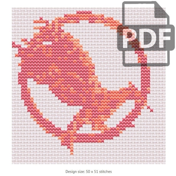 Simple Hunger Games : Catching Fire cross stitch