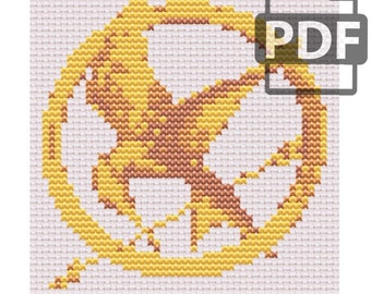 Simple Hunger Games cross stitch pattern