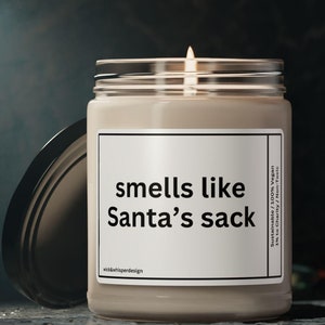 White elephant gift, funny Christmas present, Holiday decor candle, Christmas gift for friend, secret Santa gift, stocking stuffer gift