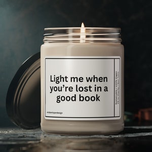 Cozy Reading Candle for Book Lovers | Perfect for Literary Escapes and Relaxation | Ideal Gift for Avid Readers and Cozy Reading Nooks