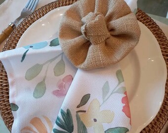 Burlap Napkin Rigs