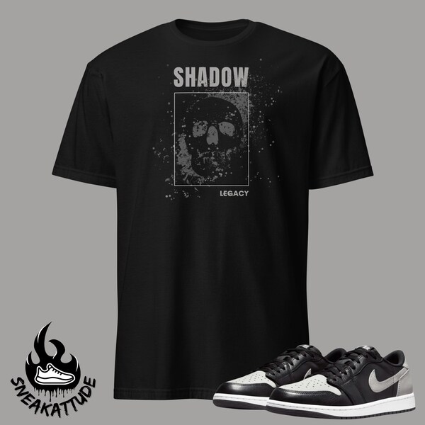 Shadow Legacy Tee Shirt to Match Air Jordan 1 Low OG Shadow Sneaker