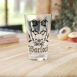 Eldritch Libation: Warlock Pint Glass