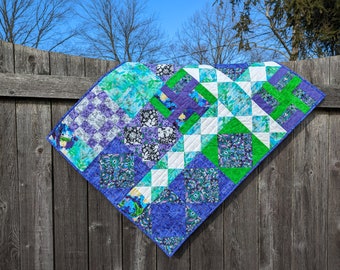 Quilted Christian Cross Wall Hanging, Easter Quilt