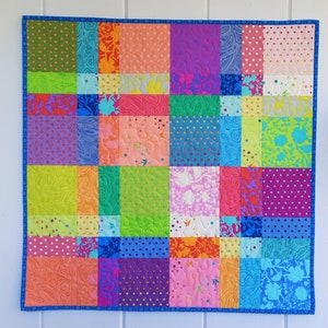Spring Summer Luscious Quilted Table Topper, Sherbet Ice Cream Quilt