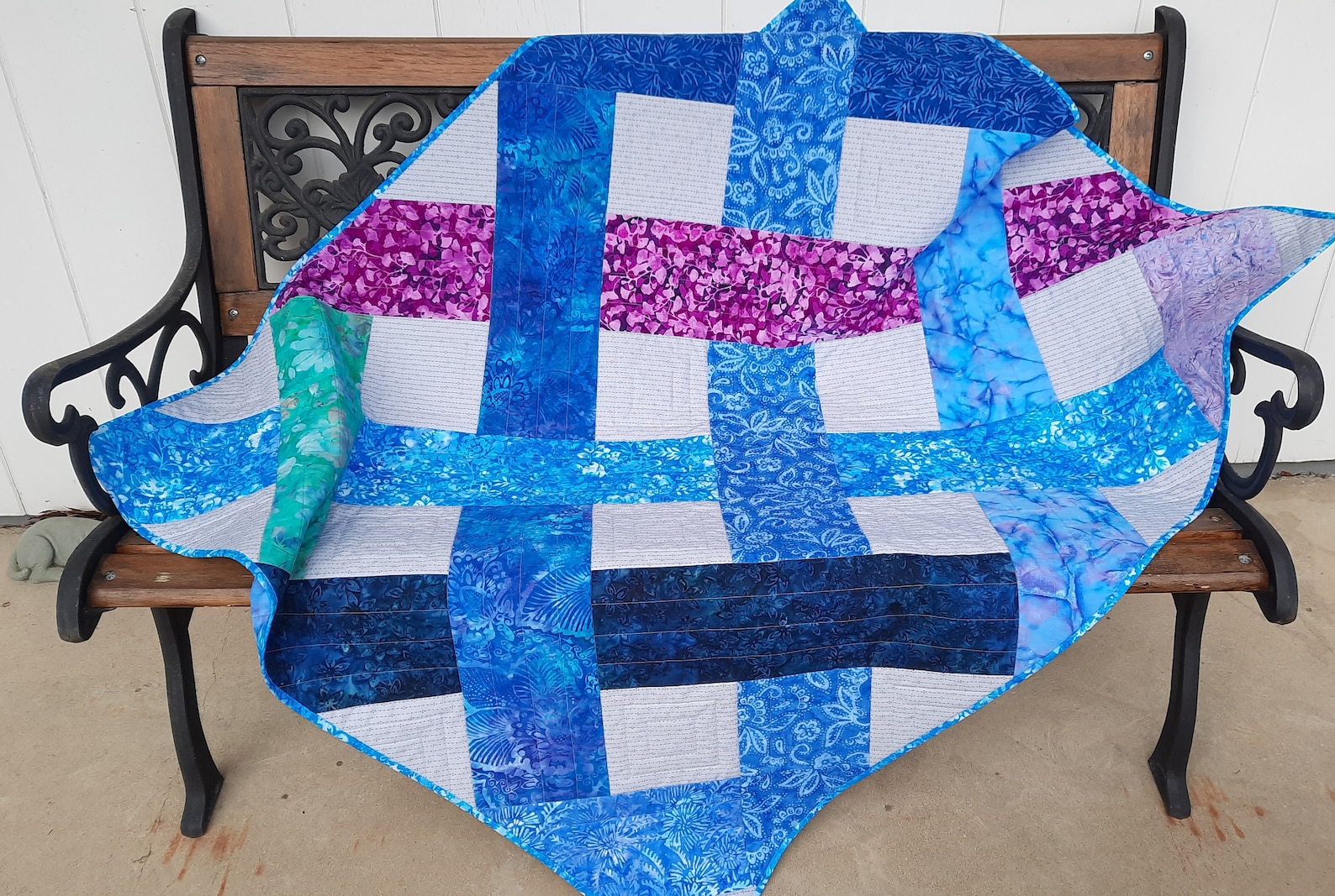 Basket Weave Baby Quilt Lap Quilt Gender Neutral Baby Etsy
