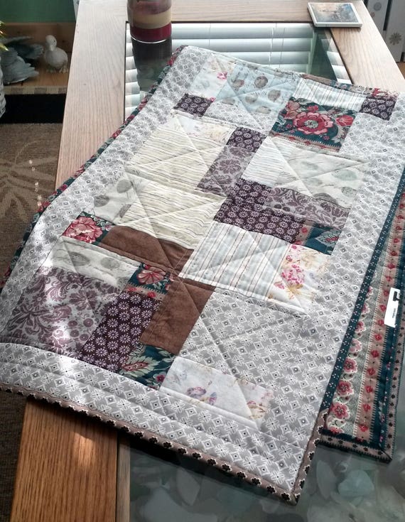 Fall Floral Quilted Runner