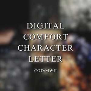 NACHNAHME : MW2 Benutzerdefinierter digitaler Komfortbrief