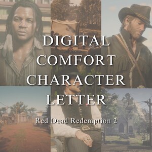 Carta de conforto digital personalizada RDR2