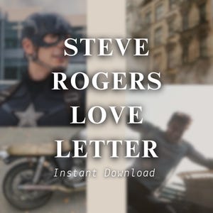 Digital letter from Steve Rogers (download)