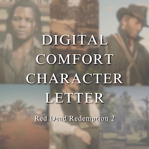 Carta de conforto digital personalizada RDR2