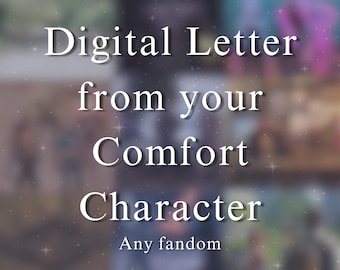 Cyfrowy list od Twojej postaci pocieszenia