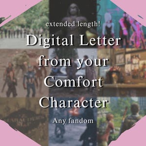 Carta digital de tu personaje favorito / ¡Carta más larga!