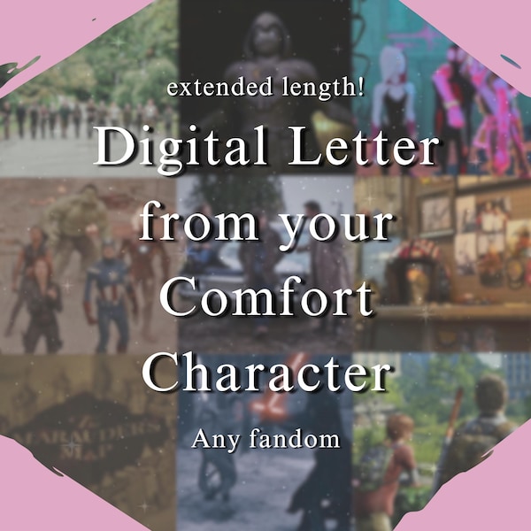 Digital Letter from your Comfort Character | Longer letter!
