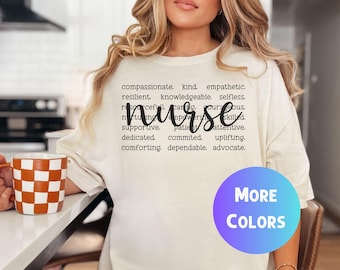 Nurse Inspirational T-Shirt, Comfort Colors Tee, Nurselife Shirt, Nurse Rocks Shirt, Gift For RN LPN CNA, Nursing Apparel, Medical Tee