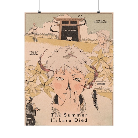 Poster Sur Toile The Summer Hikaru Died - Format 20 X 30 Cm - Impression Haute Qualité - Décoration Chambre, Bureau - Idée Cadeau Pour Fan