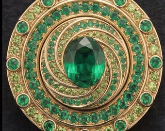 EMERALD SOVEREIGN™ — Calibro auricolare di lusso a doppia svasatura in moissanite di qualità diamante / Design con alone interno / Realizzato su ordinazione
