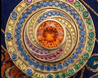 SOLAR EMPEROR™ — Orecchino di lusso multi-alone / Moissanite di qualità diamante / Doppia svasatura / Realizzato su ordinazione