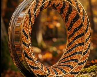 GOLDEN ADDER™ Dilatatori auricolari in moissanite con pavé intrecciato – Dilatatori auricolari di lusso a spirale incastonati a mano in oro o argento sterling (realizzati su ordinazione)