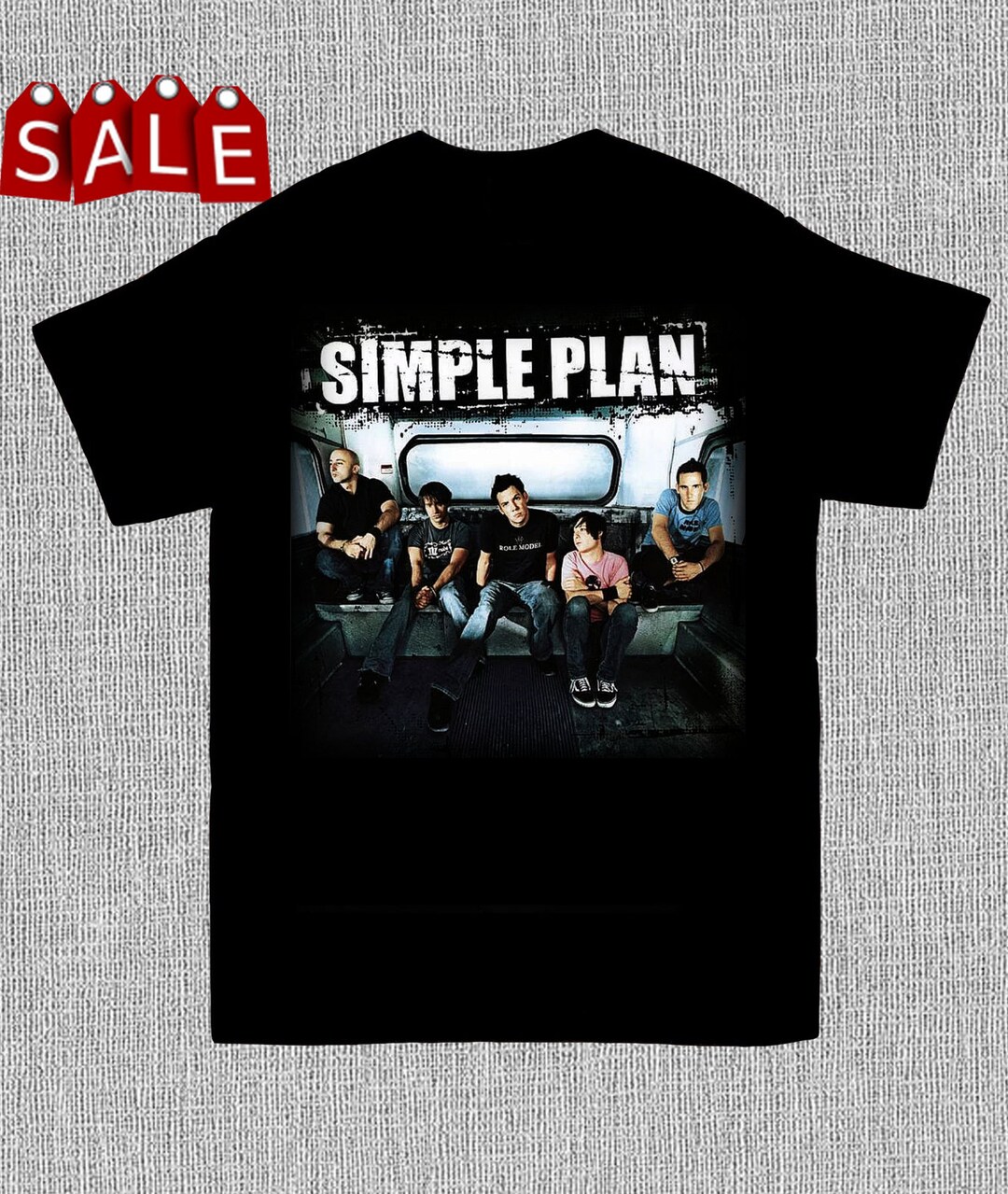 Simple Plan Band Shirt Simple Plan Band Vintage Shirt Simple Etsy