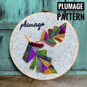 Plumage a wildboho Embroidery Pattern image 1