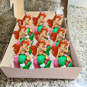 1/2 Dozen or 1 Dozen Mermaid Theme Candy Apples