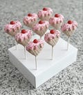Ice Cream Cone Cake Pops, Party Treats, Weddings, Showers, 1 Dozen