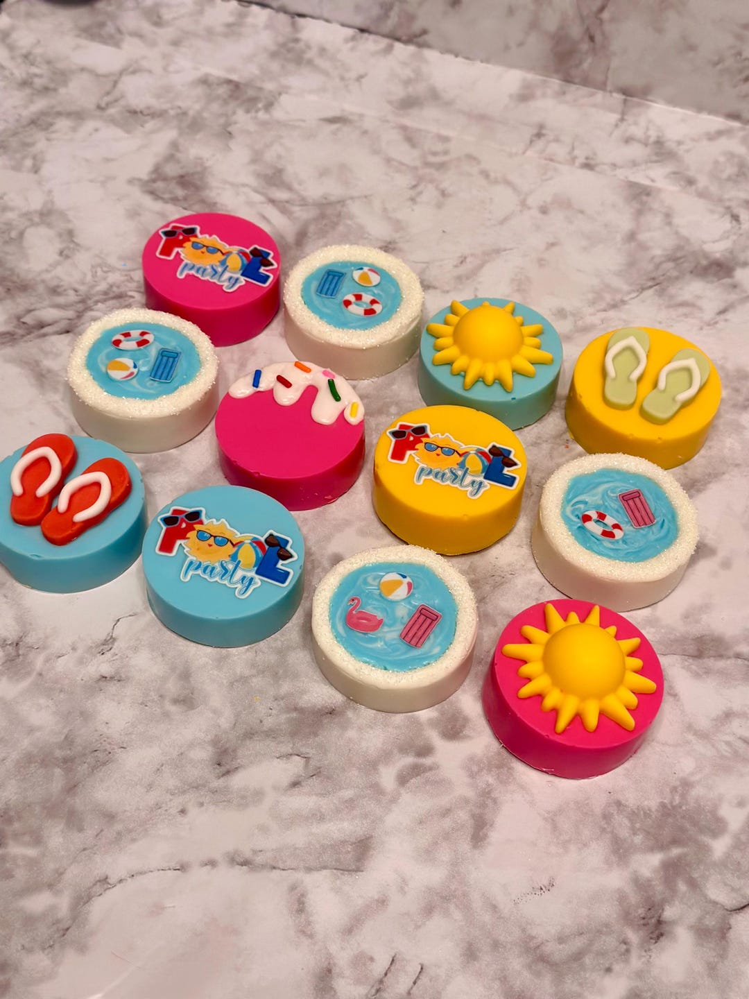 Oreo Pool Pool Party Chocolate Covered Oreos, Party, Shower Favors - Etsy