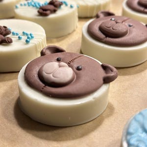 Bear Chocolate Covered Oreos, Baby Shower Party Favors