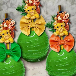 1/2 Dozen, 1 Dozen, or 2 Dozen Candy Apples, Characters, Any Color, Any Theme