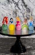 1 Dozen Princess Cake Pops for Birthday Party Dessert Tables, Weddings, Bridal Showers, Party Favors, Baby Showers, Graduations