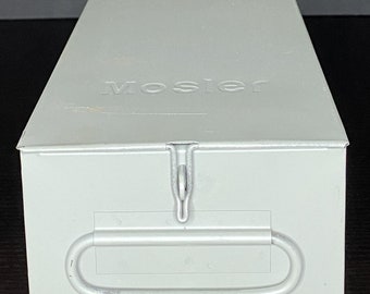 Mosler Vintage Safe Deposit Box 21.5 x 5 x 5”