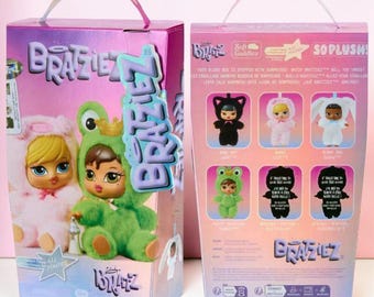 Auténtico llavero de peluche Bratz Bratziez Sweetheartz Iconz Seriez en caja sorpresa