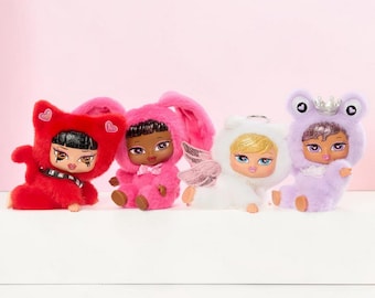 Authentic MGA Bratz Sweetheartz Plush Keychain Blind Box Cute Doll Gift
