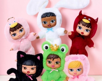 Authentieke Bratz Bratziez-knuffel Sleutelhanger Bag Charm Surprise Blind Box