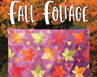 Fall Foliage Quilt Pattern by Krista Moser for The Quilted Life